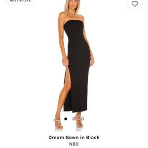 Revolve NBD Dream Gown in Black